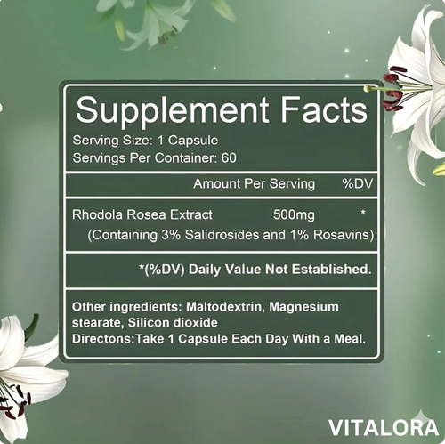 Vitalora Rhodiola Rosea